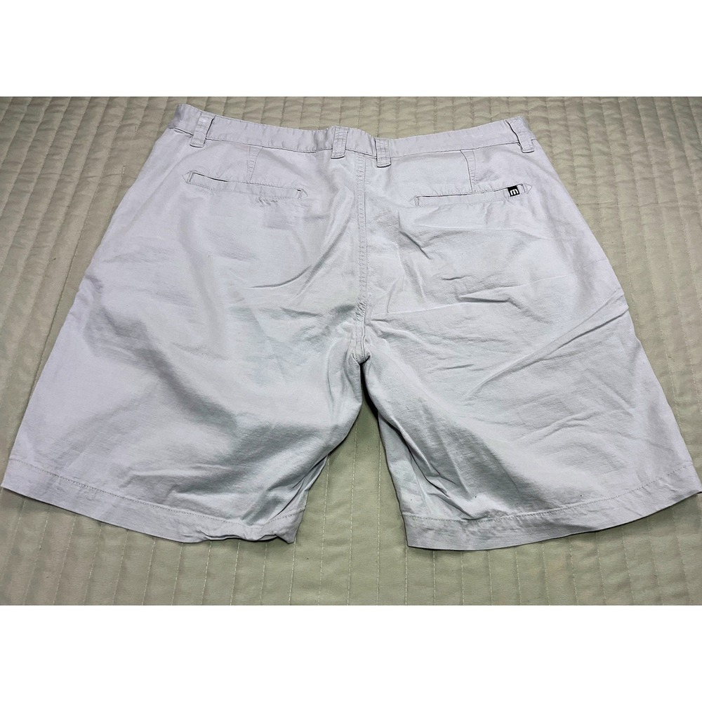 TravisMathew Beck Mens Light Grey Golf Shorts Size 40 Regular Fit Stretch - Picture 9 of 9
